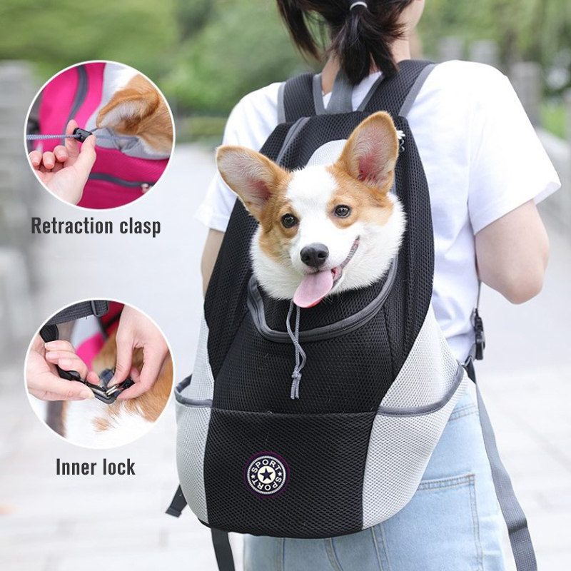 Zaino porta cani con bottiglia ShopStar